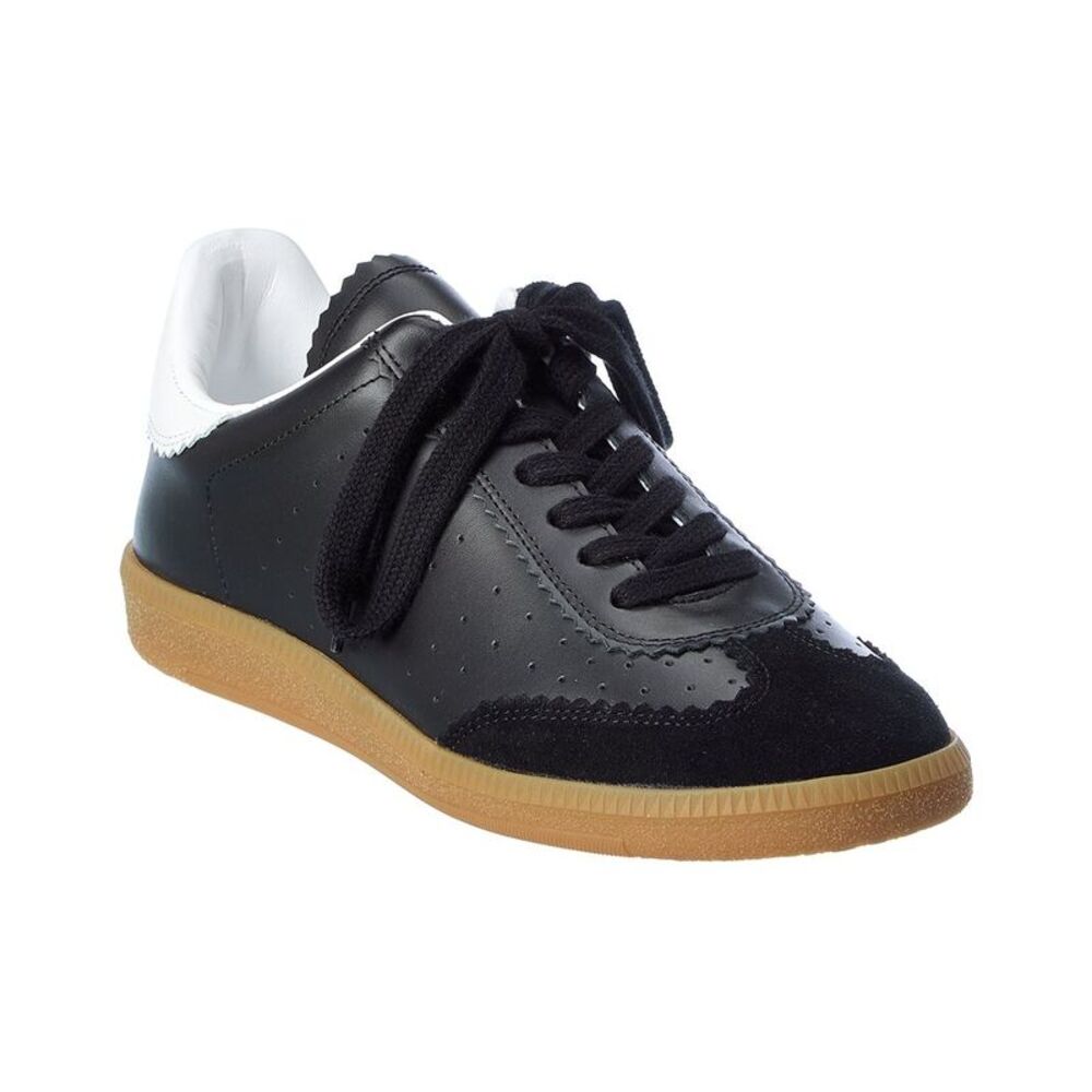 Isabel Marant Bryce Leather Sneaker, Black
